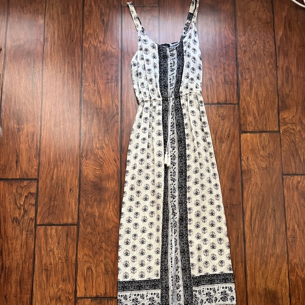 Long slit dress